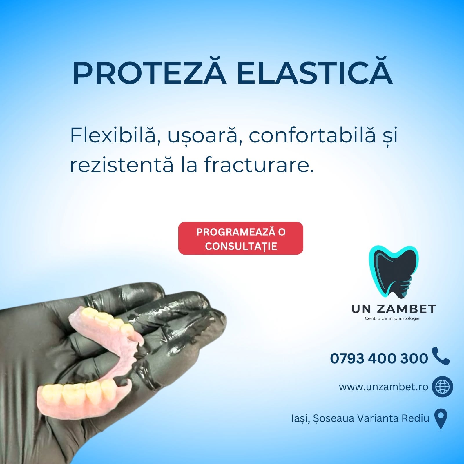 Proteză elastică - Clinica Un Zâmbet Iași